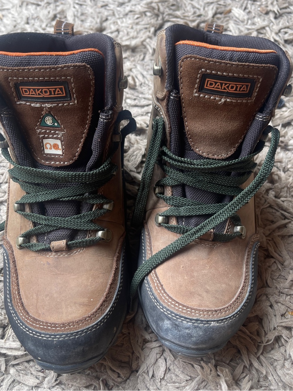 Dakota Steel Toe Work Boots – men’s size 7 women’s size 9